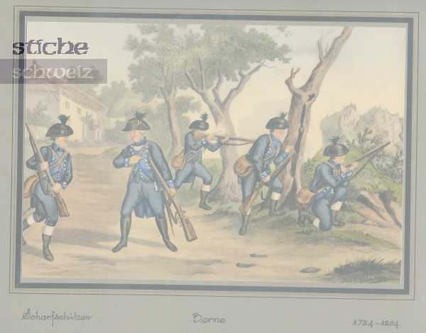 <p>Scharfschützen 1784 - 1804</p>