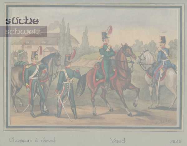 <p>Chasseurs à Cheval 1845</p>