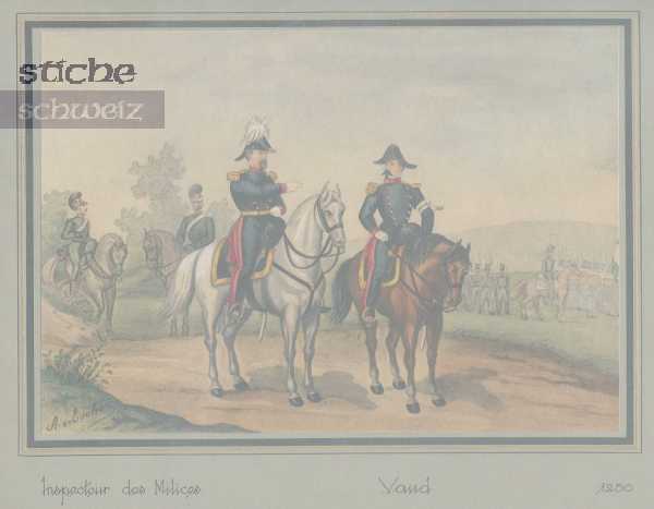 <p>Inspecteur des Milices 1850</p>