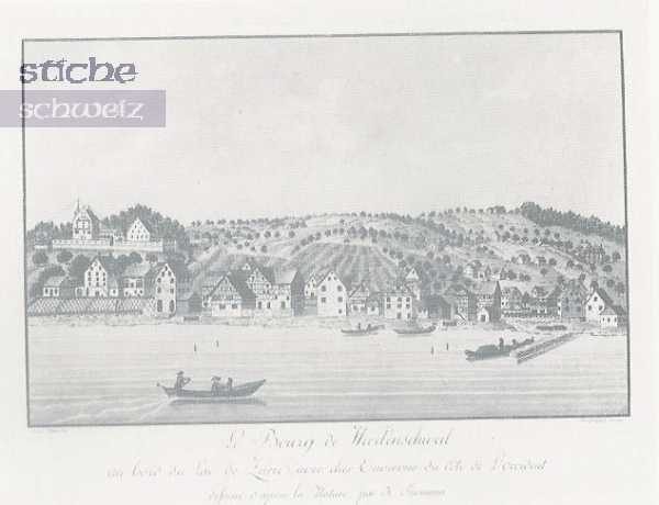 <p>396 , Le Bourgde Wädenswil au Bord du Lac de Zurich</p>