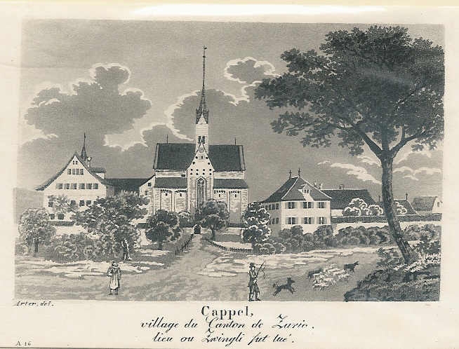<p>373  * Cappel, village du Canton de Zuric, lieu ou Zwingli fut tué. Arter ,   A.16.</p>