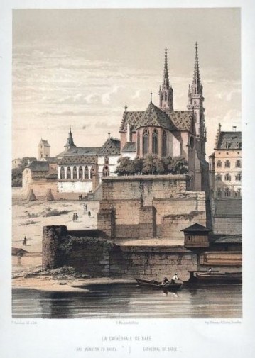 <p>420 * La Cathédrale de Bale / Das Münster zu Basel ,  Mucquardt imp.</p>