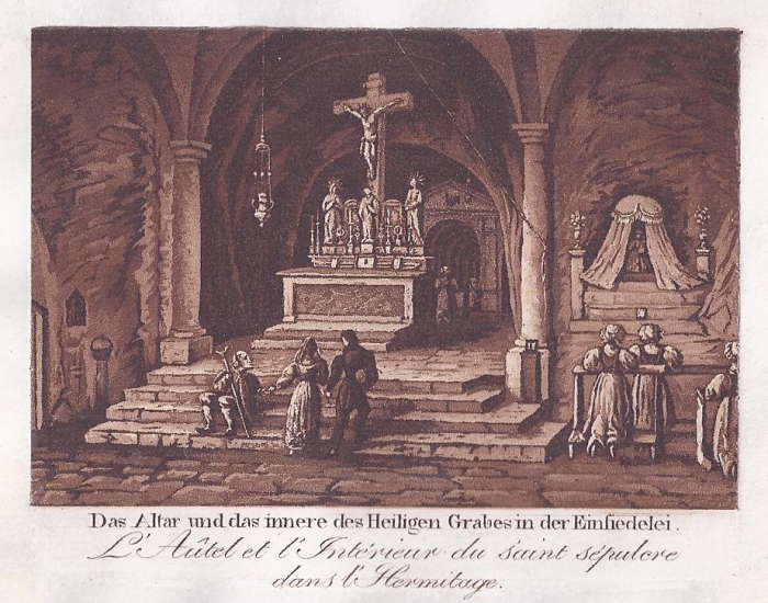 <p>Solothurn Einsiedelei Grotte mit Altar und Heilig Grab  ,499  </p>