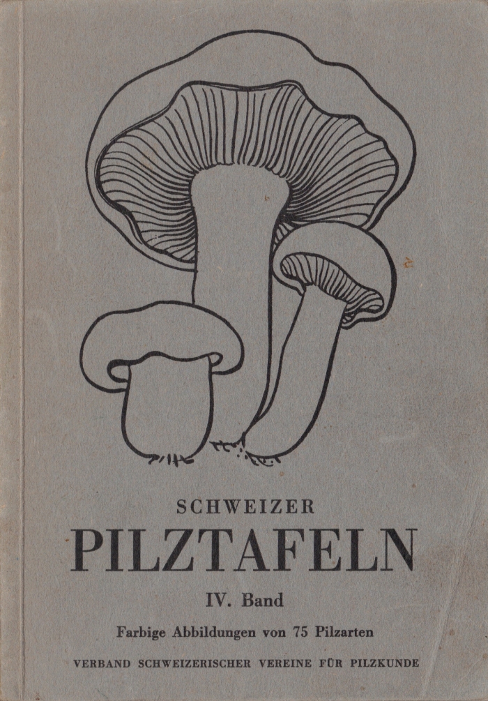 <p>Schweizer Pilztafeln Bd. 4 , Farbige Abbildungen von 75 Pilzarten,Buch guter zustand</p>