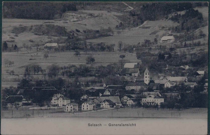 <p>Karte Top Zustand ,6.10.1903,  mit Stempel Passions-Spiel Selzach Schweiz</p>