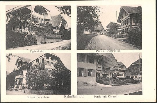 <p>Ferienheim, Post Dorfstrasse, neues Ferienheim , Käserei , Karte Top Zustand</p>