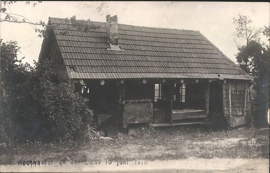 <p>Utzenstorf Haus Hochwasser an der Emme Juni 1910 , Karte guter Zustand</p>